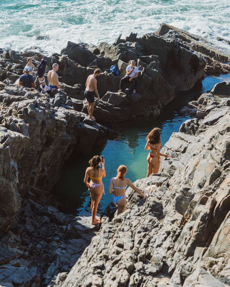 Noosa Fairy Pools - A Guide to Noosa's Hidden Gem 20 Lots of people at the Noosa Fairy Pools