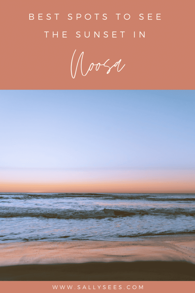 Sunset in Noosa - 5 Best Spots to Watch the Sun go Down 8 Sunset in Noosa Pinterest pin