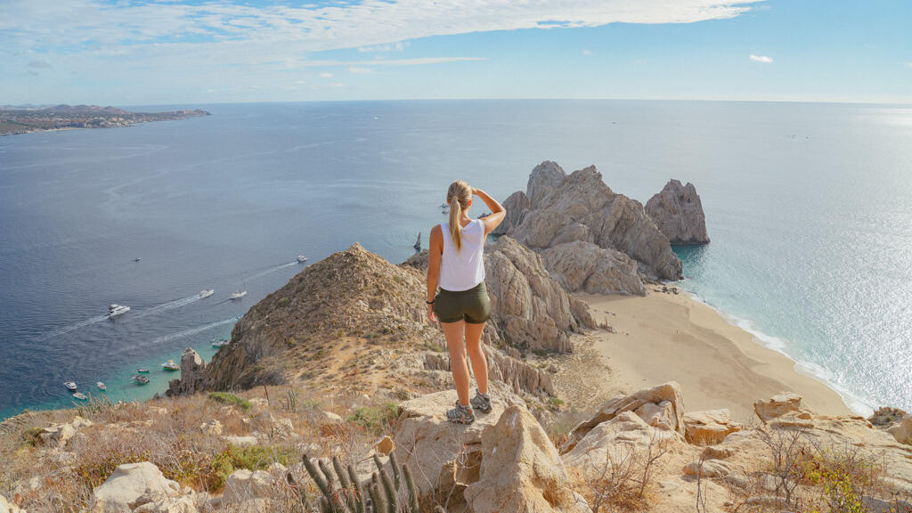 Mt Solmar hike with dogs in Cabo San Lucas