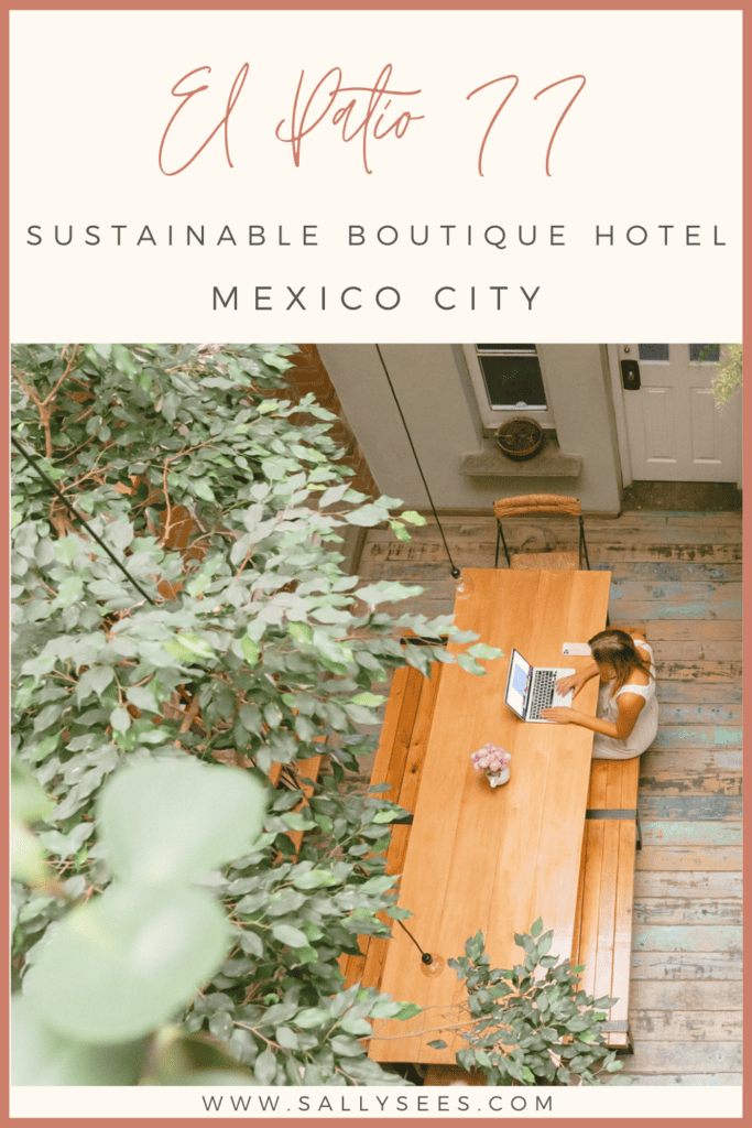 El Patio 77: Sustainable Bed and Breakfast Mexico City 25 El Patio 77 Pinterest pin
