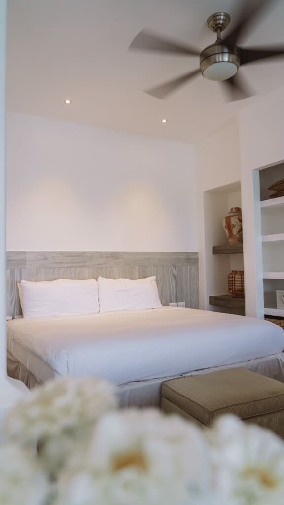 Casa Tortugas Boutique Hotel - Sustainable Accommodation in Cancun 9 The bedroom at Casa Tortugas Boutique Hotel
