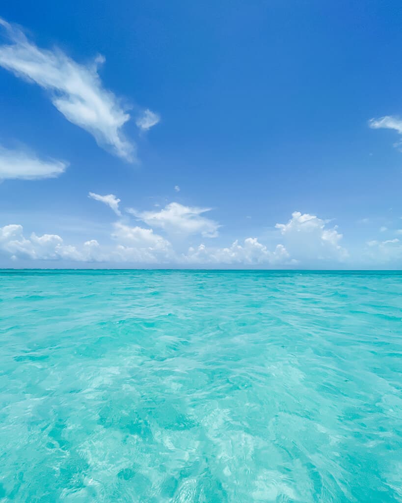 Glamping at Hotel Cielo y Selva in the Sian Ka'an Biosphere Reserve 38 Crystal clear turquoise water in Sian Ka'an