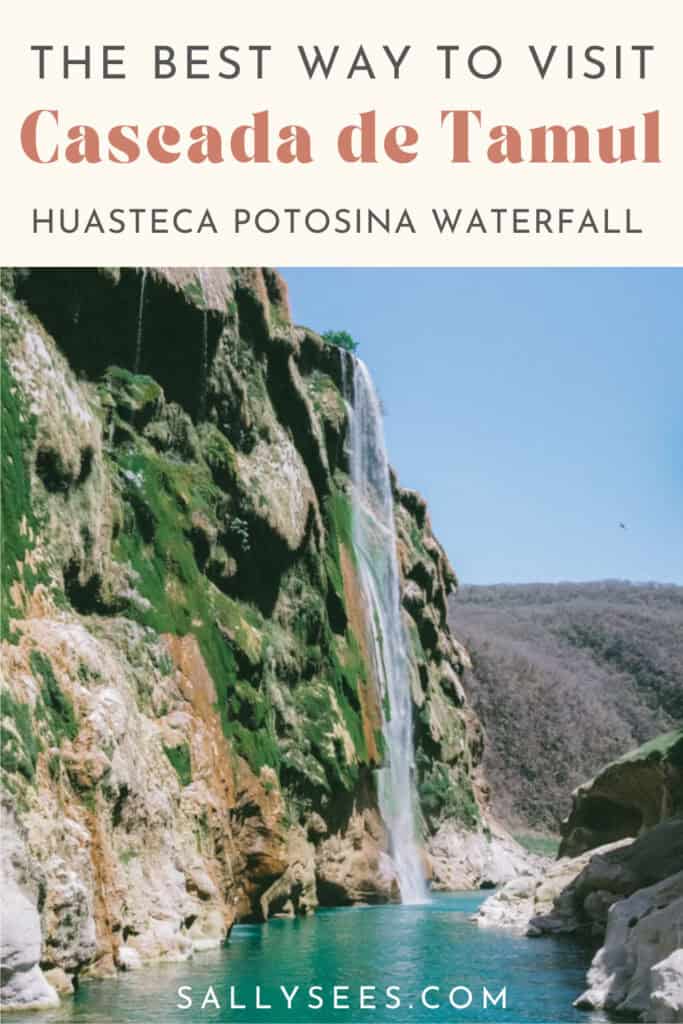 How to Visit Cascada de Tamul, San Luis Potosi: Hike or Boat 18 Cascada de Tamul San Luis Potosi Pinterest Pin