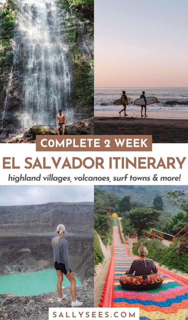 Ultimate 2 Week El Salvador Itinerary 36 Complete 2 Week El Salvador Itinerary Pinterest Pin