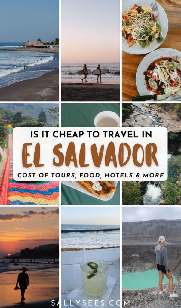 Our El Salvador Trip Cost: Is El Salvador Cheap? 28 El Salvador Trip Cost Pinterest Pin