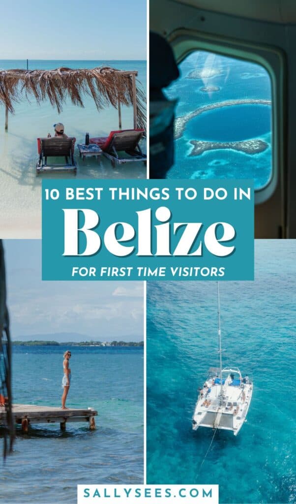 10 Top Things to do in Belize: Your Belize Bucket List 20 Best Things to do in Belize for First Time Visitors Pinterest Pin