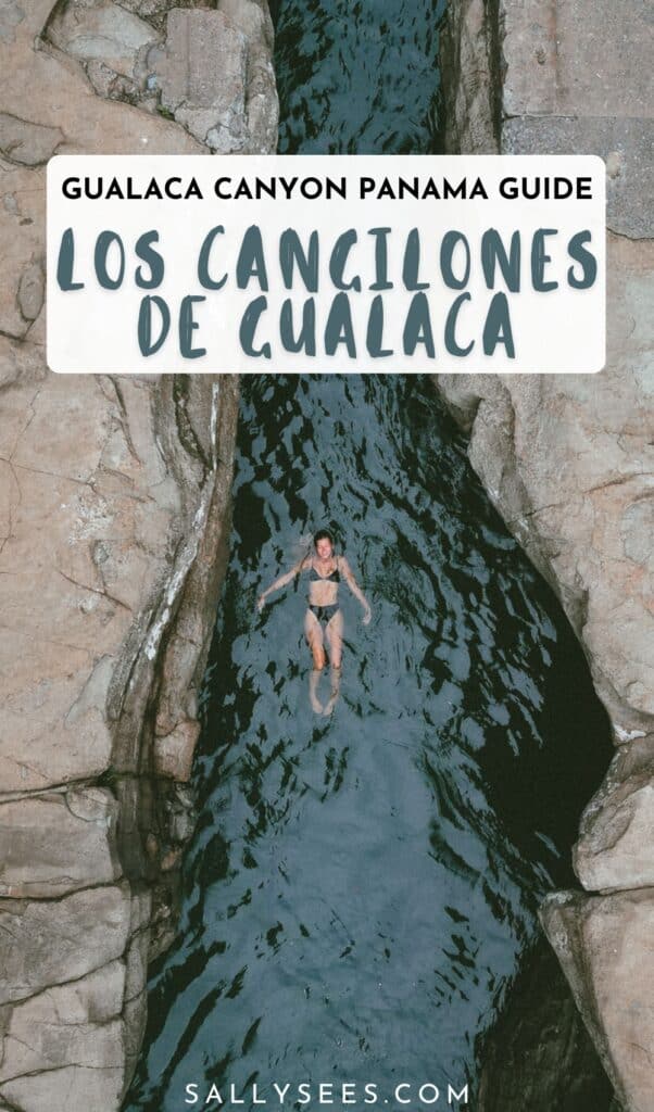 Los Cangilones de Gualaca: Visiting Gualaca Canyon, Panama 12 Los Cangilones de Gualaca Panama Pinterest Pin