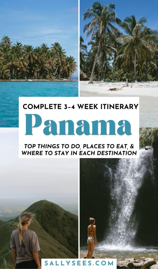 3 - 4 Week Panama Itinerary: Experience the Best of Panama 31 Complete 3–4 Week Panama Itinerary Pinterest Pin