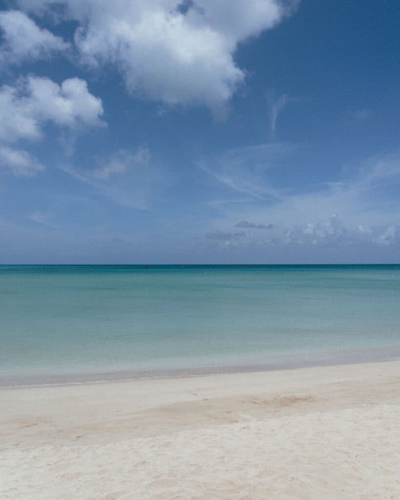 Big Corn Island, Nicaragua: The Underrated Corn Island 20 Southwest Bay Beach on Big Corn Island, featuring tranquil waves rolling onto the soft sands.