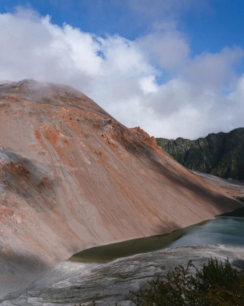 Chaiten, Chile Travel Guide: A Town That Nearly Disappeared 19 Steep green ridges surround a crater lagoon formed at the base of Chaitén Volcano after the 2008 eruption.