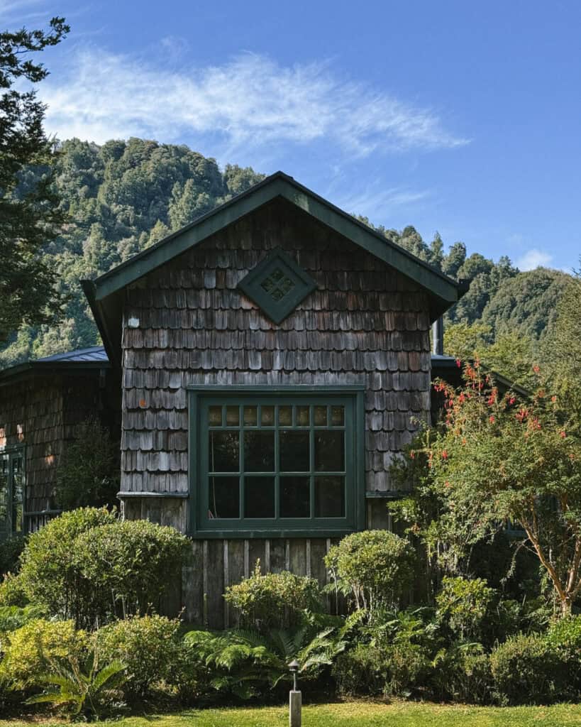 Chaiten, Chile Travel Guide: A Town That Nearly Disappeared 14 The ranger station in the El Amarillo Sector of Pumalin National Park, with wooden shillings and lovely gardens.