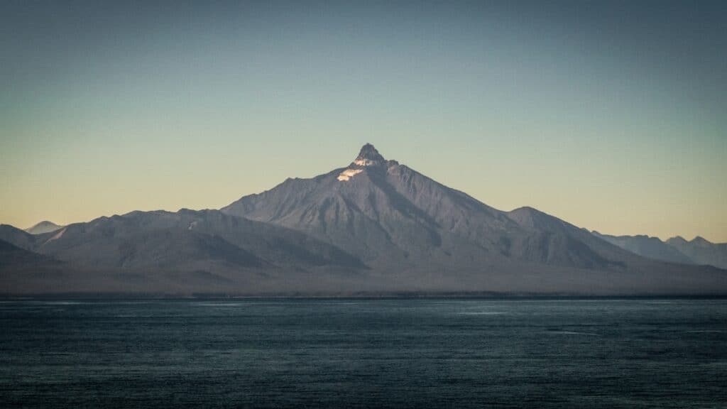 The Carretera Austral, Chile: Everything You Need to Know 29 Volcan Corcovado in Parque Nacional Corcovado in Chilean Patagonia. As seen from the town of Puerto Raul Marin Balmaceda.