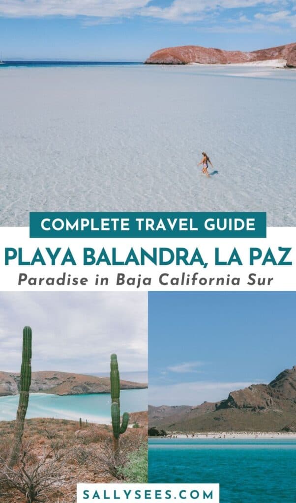 Balandra Beach Guide: Visiting Mexico's Most Beautiful Beach 32 Balandra Beach La Paz BCS Pinterest pin